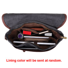Vintage Unisex Men Women Canvas Crossbody Bag Large Capacity Zipper Multi-Pockets Casual Shoulder Bags Handbags Bolsa Feminina