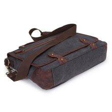 Vintage Unisex Men Women Canvas Crossbody Bag Large Capacity Zipper Multi-Pockets Casual Shoulder Bags Handbags Bolsa Feminina