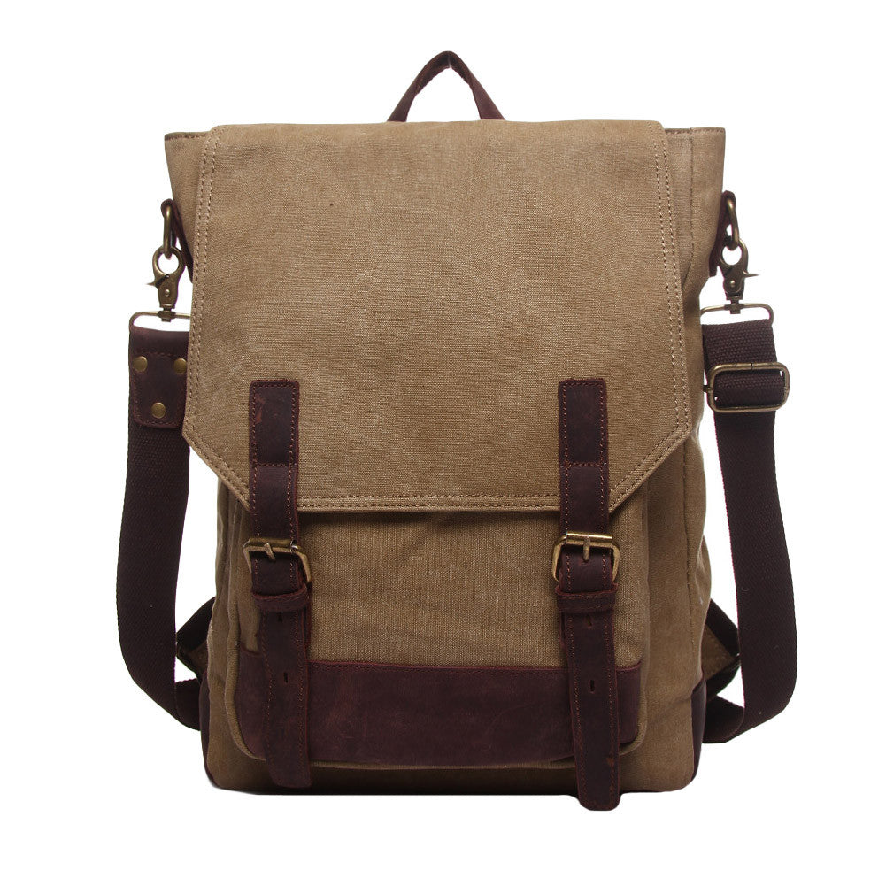 Vintage Waterproof Canvas Men Women Backpack Large Capacity Zipper Mochila Escolar Feminina Casual Laptop Travel School Bags