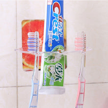 Vogue Home Bathroom Convenient Toothbrush Holder Acrylic Strong Sucker Tool Transparent 78192