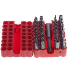Vogue Portable Security Tamper Proof Torx Hex Star Bit Set Magnetic Holder 33pc 72215
