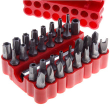 Vogue Portable Security Tamper Proof Torx Hex Star Bit Set Magnetic Holder 33pc 72215