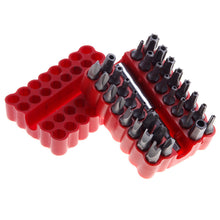 Vogue Portable Security Tamper Proof Torx Hex Star Bit Set Magnetic Holder 33pc 72215