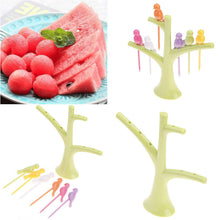 Vogue Tree Shape Party Bird Fruit Snack Dessert Forks Tool Rack Home Decor 71728
