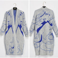 Vogue Women's Long Knitted Sweater Tops Cardigan Outerwear Coat Jacket Jumper New LY8