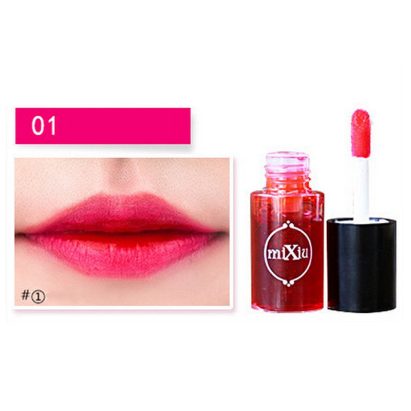 Waterproof Liquid Lip Gloss Tint Dyeing Blusher Lady Brand Makeup Lipstick Lip Color