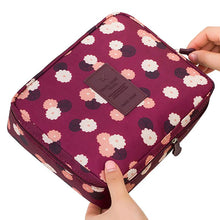 Waterproof Nylon Zipper Women Makeup Bag Cosmetic Toiletry Storage Travel Wash Pouch Bag Makeup Tool Kits