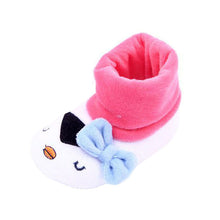 Cute Baby Boots Boys Girls Toddlers Kid Indoor Fleece Crib Shoes