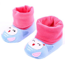 Cute Baby Boots Boys Girls Toddlers Kid Indoor Fleece Crib Shoes