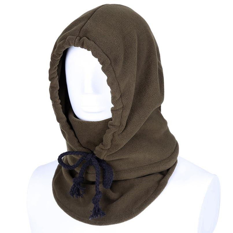 Warm Outdoor Thicker Fleece Cold Wind Protection Face Mask Scarf Hat Snowboard Hood Wind Cap Bike Thermal Balaclavas