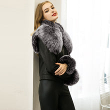 Women Short PU Leather Jacket Faux Fur Long Sleeve Bomber Motorcycle Zipper Coat Slim Punk Outerwear Jaqueta De Couro