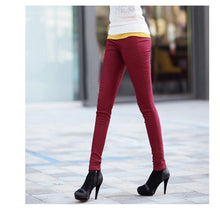 Women Warm Pencil Pants Plus Size Fleece Inside Thick Pants Leisure Long Sweat Harem Pants GV075