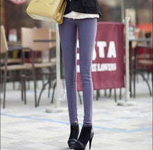 Women Warm Pencil Pants Plus Size Fleece Inside Thick Pants Leisure Long Sweat Harem Pants GV075
