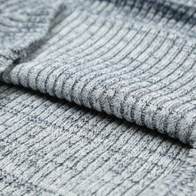 Women Knitted Striped Dress Bodycon Half Sleeve Ribbed Stretchy Long Sweater Jumper Dress Dark Blue Ladies Fall Dress