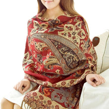 Women Bauhinia Flower Shawl Womens Ponchos Shawls And Scarves Women Ponchos And Capes Blanket Scarf Foulard