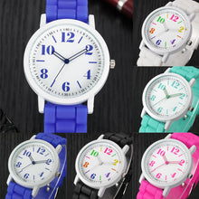 Women Bracelet Watch Ladies Watches Famous brand clock Analog Silica Jelly Gel Quartz Sports Wrist Watch Gift