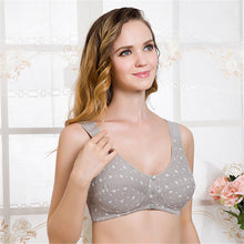 Women Button Front Closure Feeding Nursing Bra Breastfeeding Maternity Bras 3 Colors