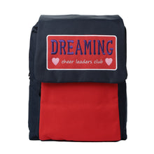 Women Canvas Backpack Contrastcolor Large Capacity Zipper Cover Adjustable Strap Laptop Bag Casual School Travel Bag