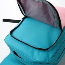 Women Canvas Backpack Contrastcolor Large Capacity Zipper Cover Adjustable Strap Laptop Bag Casual School Travel Bag