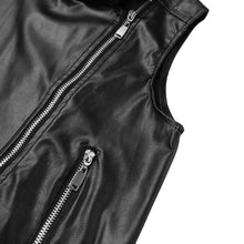 Women Faux Leather Vest Soft PU Lady Tatical Leather Motorcycle Vest Turn-down Collar Pocket Zip Colete WaistCoat Biker