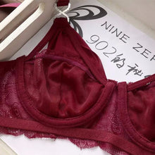 Women Lace Bra Push Up Underwire Brassiere Bra Set Panty Underwear Lingerie