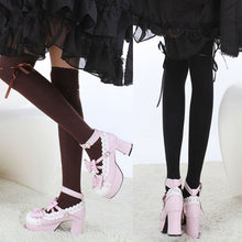 Women Ribbon Bow Boot Stocking Thigh-High Over Knee Thigh High Long Stockings PY3