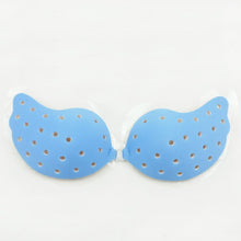 Women Silicone Push Up Bra Invisible Breathable Hole Strapless Backless Adhesive Bras for Womens