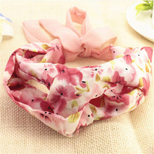 Women's Girls Yoga Elastic Turban Boho Floral Twisted Knotted Hair Band Headband PY3