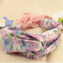 Women's Girls Yoga Elastic Turban Boho Floral Twisted Knotted Hair Band Headband PY3