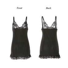 Women's Sleepwear See-through Slip Dress+Thong Ladies Nightwear Lingerie Erotic Underwear Stripper Wear Short Sexy Nighty