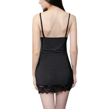 Women's Sleepwear See-through Slip Dress+Thong Ladies Nightwear Lingerie Erotic Underwear Stripper Wear Short Sexy Nighty