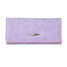 Womens Wallets And Purses Candycolor Pure Long Purse With Credit Card Holder PU Leather Billetera Mujer Pink Carteira Mujer
