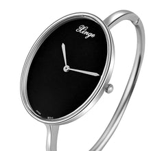 Sliver Bracelet Bangle Rhinestone Crystal Wrist Watches Ladies Watch Original Oval Quartz Bangle Watch & Bracelet Set