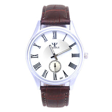 Luxury Waterproof Faux Leather Men Blue Ray Glass Sports Quartz Watch Dress Quartz Analog Watches Hour for Men
