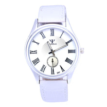 Luxury Waterproof Faux Leather Men Blue Ray Glass Sports Quartz Watch Dress Quartz Analog Watches Hour for Men