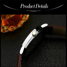 Luxury Waterproof Faux Leather Men Blue Ray Glass Sports Quartz Watch Dress Quartz Analog Watches Hour for Men