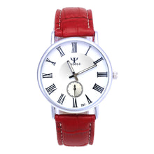 Luxury Waterproof Faux Leather Men Blue Ray Glass Sports Quartz Watch Dress Quartz Analog Watches Hour for Men