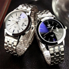 Full Steel White Black Blue Ray Dial 30m Waterproof Luminous Hands Business Dress Sport Wrist watch Watches for Men