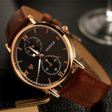 Sports Men Watch Luxury Top Brand businessClock Quartz-WristWatch Leisure Fashion Leather quartz watch Relogios