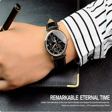 Sports Men Watch Luxury Top Brand businessClock Quartz-WristWatch Leisure Fashion Leather quartz watch Relogios