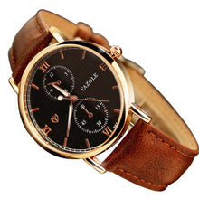 Sports Men Watch Luxury Top Brand businessClock Quartz-WristWatch Leisure Fashion Leather quartz watch Relogios