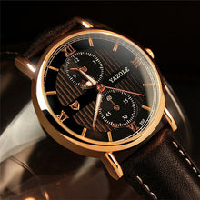Sports Men Watch Luxury Top Brand businessClock Quartz-WristWatch Leisure Fashion Leather quartz watch Relogios