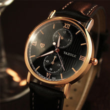 Sports Men Watch Luxury Top Brand businessClock Quartz-WristWatch Leisure Fashion Leather quartz watch Relogios