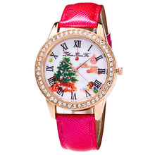 Merry Women Luxury Diamond Leather Quartz Wrist Dress Watch Montre femme Clock Tree Gifts