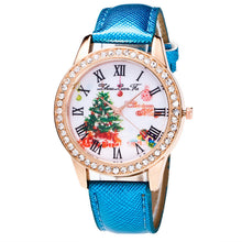 Merry Women Luxury Diamond Leather Quartz Wrist Dress Watch Montre femme Clock Tree Gifts
