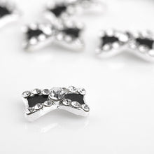 10pcs 3D Nail Art sticker Rhinestone Bowknot bow Nail Art Glitters Decoration icure nail art Tips tools