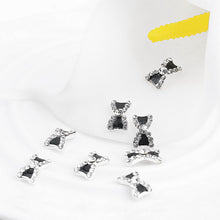 10pcs 3D Nail Art sticker Rhinestone Bowknot bow Nail Art Glitters Decoration icure nail art Tips tools