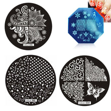 hehe Stamping Plates Cute Pattern DIY Image Stamp Stamping Plates Manicure Template Nail Art Plate