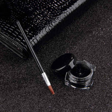 1 set Eyeliner Black Eye Liner Gel Makeup Cosmetic + Brush YKS