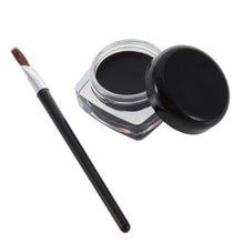 1 set Eyeliner Black Eye Liner Gel Makeup Cosmetic + Brush YKS